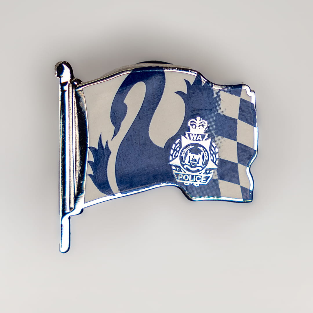 WA Police Flag Tie Pin