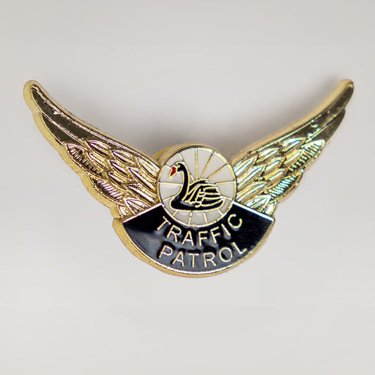 Gold Traffic Patrol Tie Pin